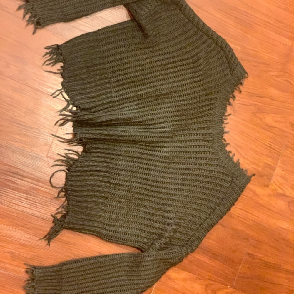 Skylar + Madison Off Shoulder Sweater. - Picture 2 of 4